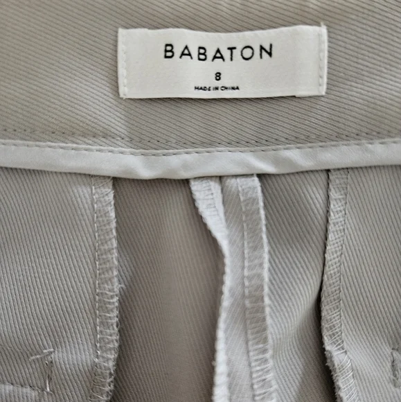 Aritzia Babaton Bradford Trousers Pant Gray Size 8. - Picture 13 of 13